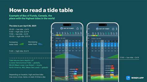 How to Read a Tide Table | REI Expert Advice - raincitystudios.com