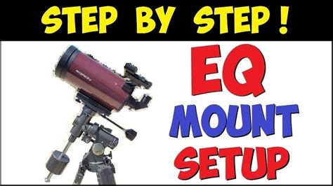How To REALLY Setup Telescope Equatorial Mount - wintechmobiles.com