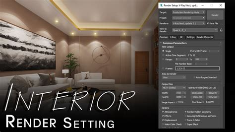 How to Render Interior Spaces in 3DS Max - muktibox.com
