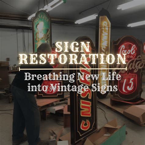 How to Restore Old Signs - Our Pastimes - muktibox.com