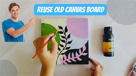 How to Reuse a Canvas - Crafting a Green World - muktibox.com