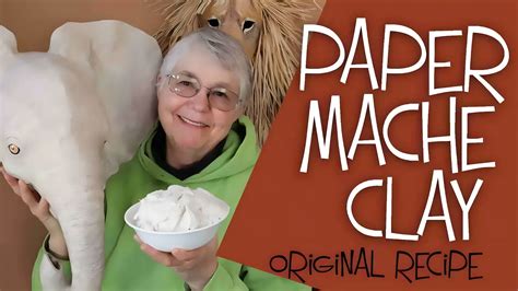 How to Sculpt with Paper Mache Clay - Mushrooms - MadeByBarb - muktibox.com