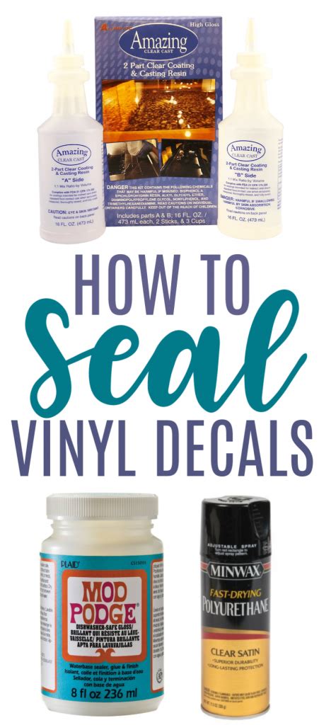 How To Seal Vinyl Decals - Makers Gonna Learn - muktibox.com