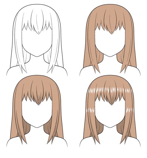 How to shading hair || digital art - muktibox.com