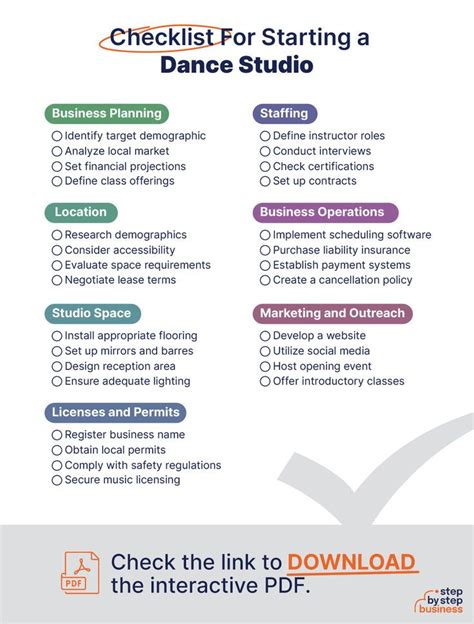 How to Start a Dance Studio: A Checklist - Tututix - muktibox.com