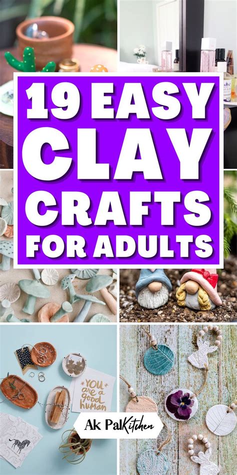 How to Start Clay Crafts for Adults | Air Dry Clay Projec... - muktibox.com
