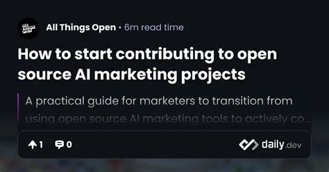 How to Start Contributing to Open Source Projects - coolestguyplanet.net