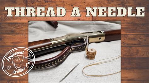 How To Thread Stitching Needles with Sinew - wintechmobiles.com