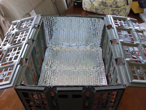How to Upcycle a Crate Using Silver Bubble Wrap - raincitystudios.com