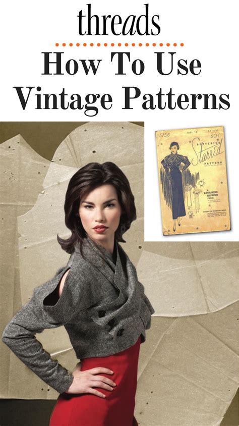 How to Use Vintage Patterns - Threads - muktibox.com