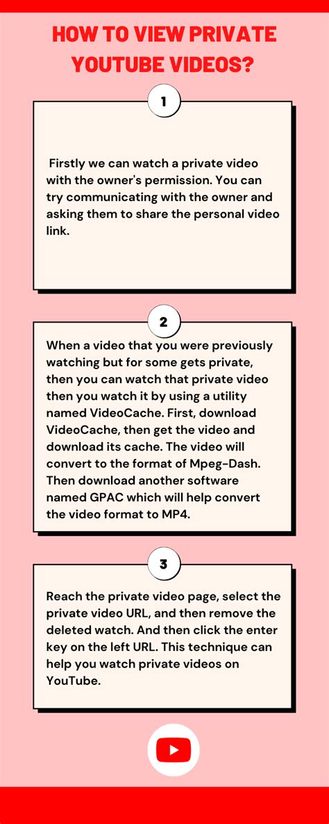 How to view private videos: To see your live