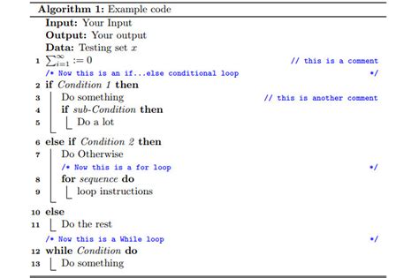 How to write algorithm and pseudocode in Latex - wintechmobiles.com