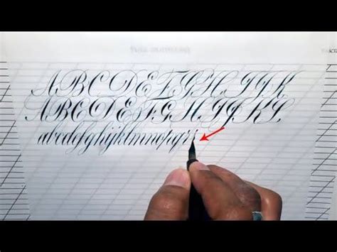 How to Write Copperplate Script The Right Way - muktibox.com