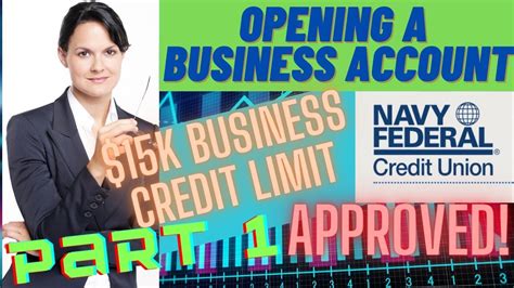 HOW To OPEN A Navy Federal BUSINESS Account ..💼 - YouTube