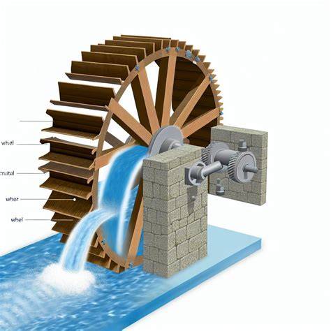 How waterwheels work - The Little Mill - raincitystudios.com