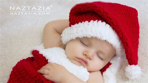 HOW to CROCHET SANTA HAT and COCOON for BABY DIY Tutorial for