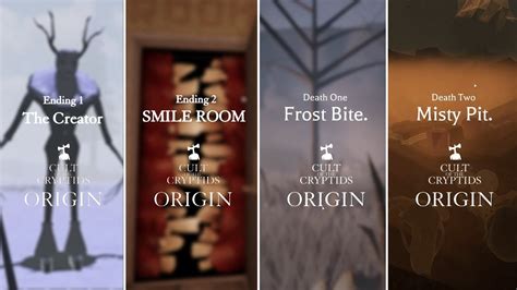 HOW to get ALL Endings in Cult of the Cryptids Chapter Two ORIGIN