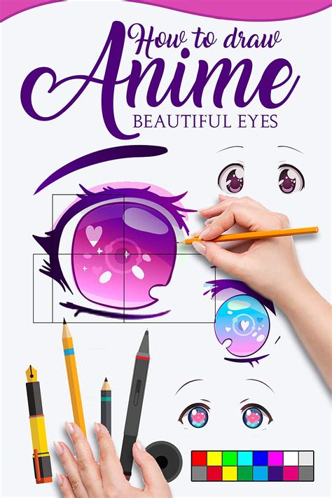 Download How To Draw Anime Beautiful Eyes The Master Guide To Draw Eyes With Reflections Learn Step By Step For How To Make Beautiful Kawaii Illustrations By Meru Illustrations