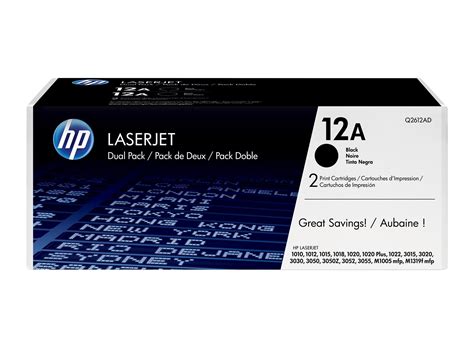 HP 12A Black Original LaserJet Toner / Tinta Cartridge