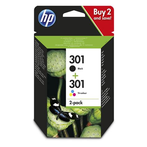 HP 301 Black and Tri Colour Ink Cartridge Multipack Wilko