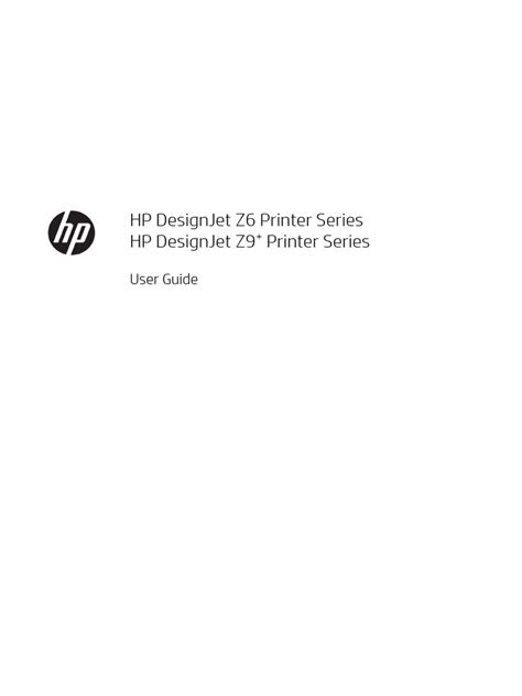 HP Z6 User Manual PDF Printer Computing