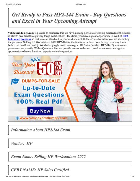 HP2-I44 Latest Exam Guide