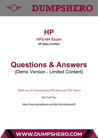 HP2-I44 PDF Demo