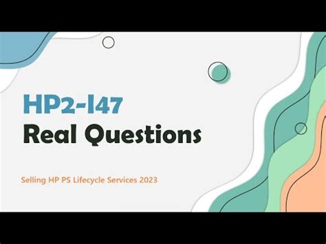 HP2-I47 Fragen Und Antworten