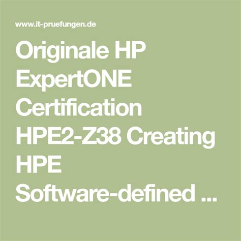HP2-I57 Zertifizierungsprüfung