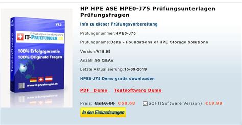 HP2-I58 Prüfungen