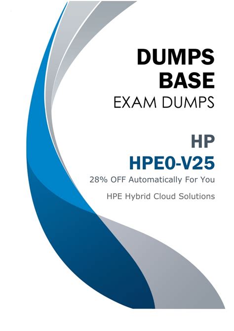 HPE0-G01 Dumps