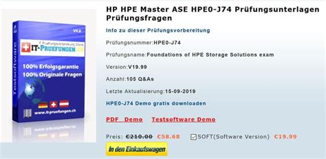HPE0-G01 Zertifizierung