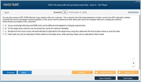 HPE0-J58 Online Tests