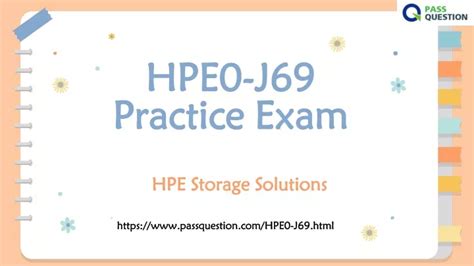 HPE0-J69 Trainingsunterlagen