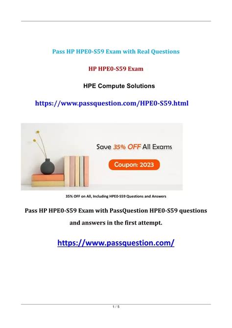 HPE0-S59 Exam