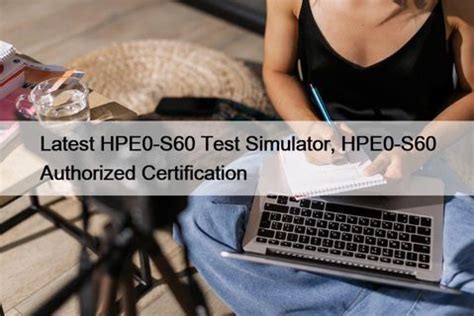 HPE0-S60 Testking