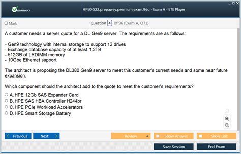 HPE0-V22 Online Tests