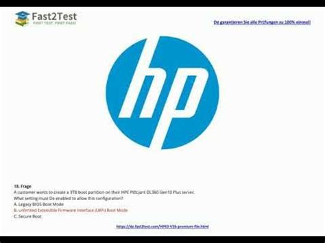 HPE0-V22 Testantworten