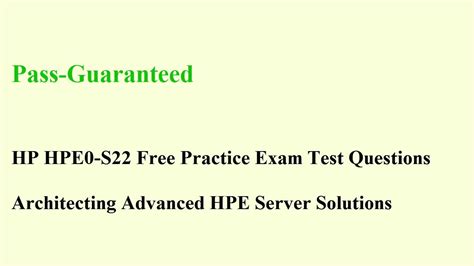 HPE0-V24 Exam