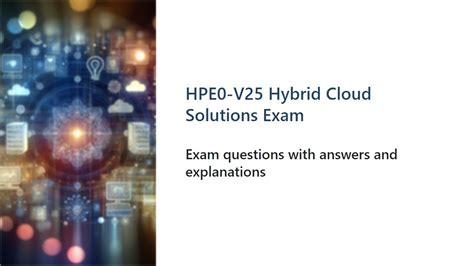 HPE0-V25 Vorbereitungsfragen