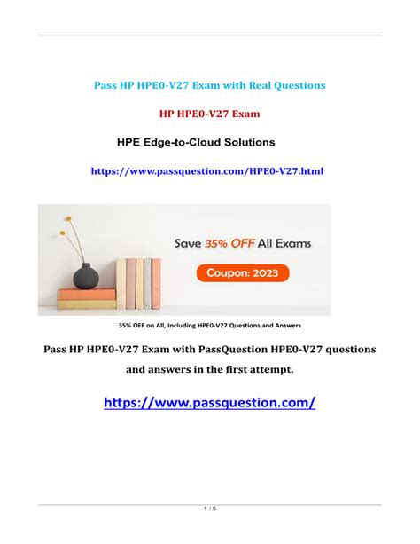 HPE0-V27 Prüfungsfragen