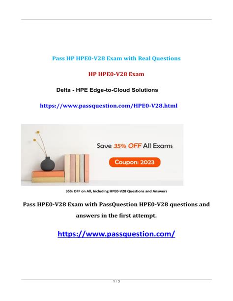 HPE0-V28 Echte Fragen