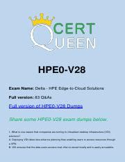 HPE0-V28 PDF