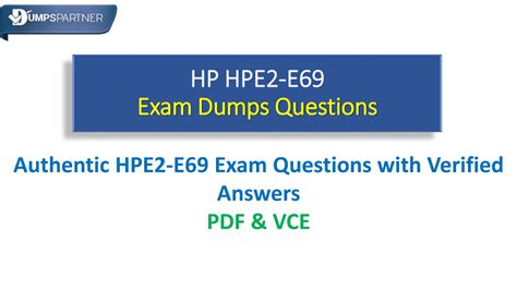 HPE2-B01 Schulungsunterlagen
