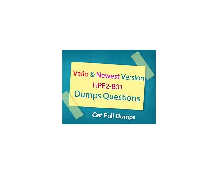 HPE2-B01 Valid Exam Sims