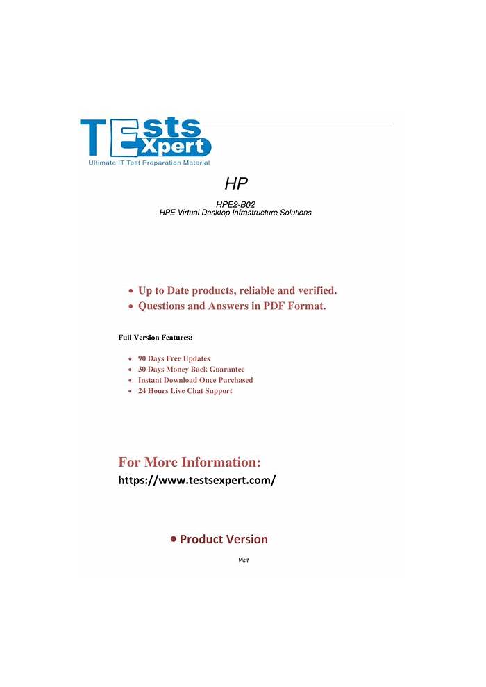 HPE2-B02 Test Lab Questions