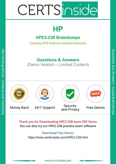 HPE2-B03 Online Tests