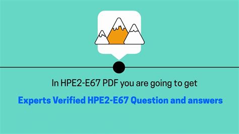 HPE2-B07 Testking