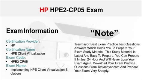HPE2-CP10 Prüfungsinformationen