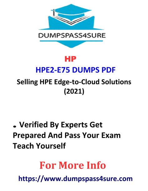 HPE2-E75 Schulungsunterlagen